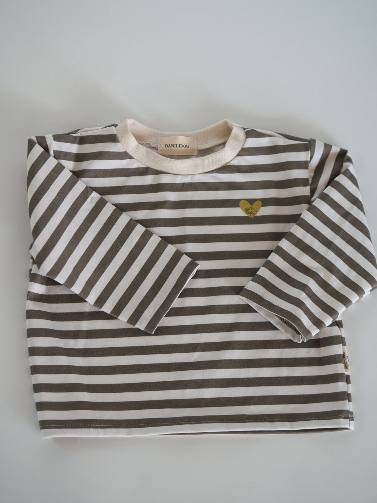 OVERSIZE LONGSLEEVE STRIPES OLIVE