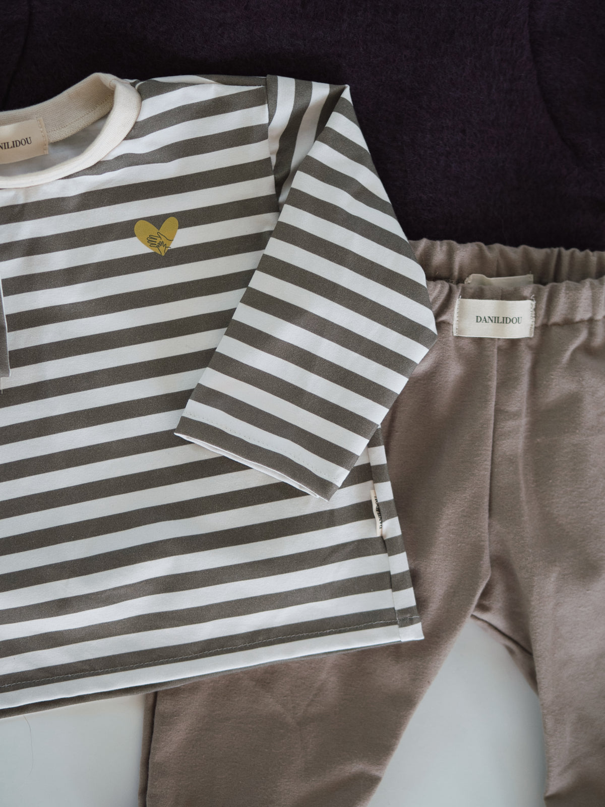 OVERSIZE LONGSLEEVE STRIPES OLIVE