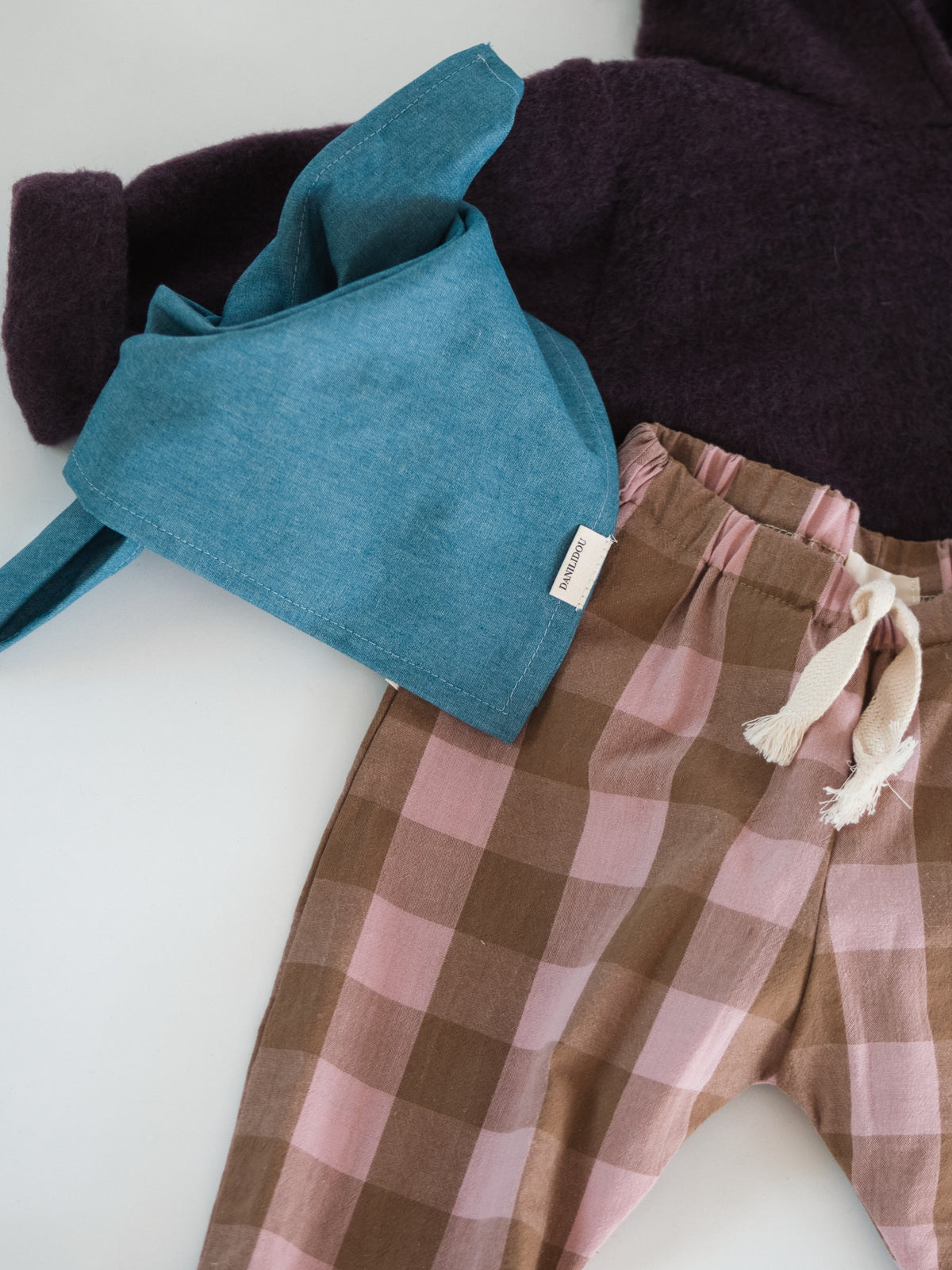 BAGGY PANTS ROSE BROWN KARO