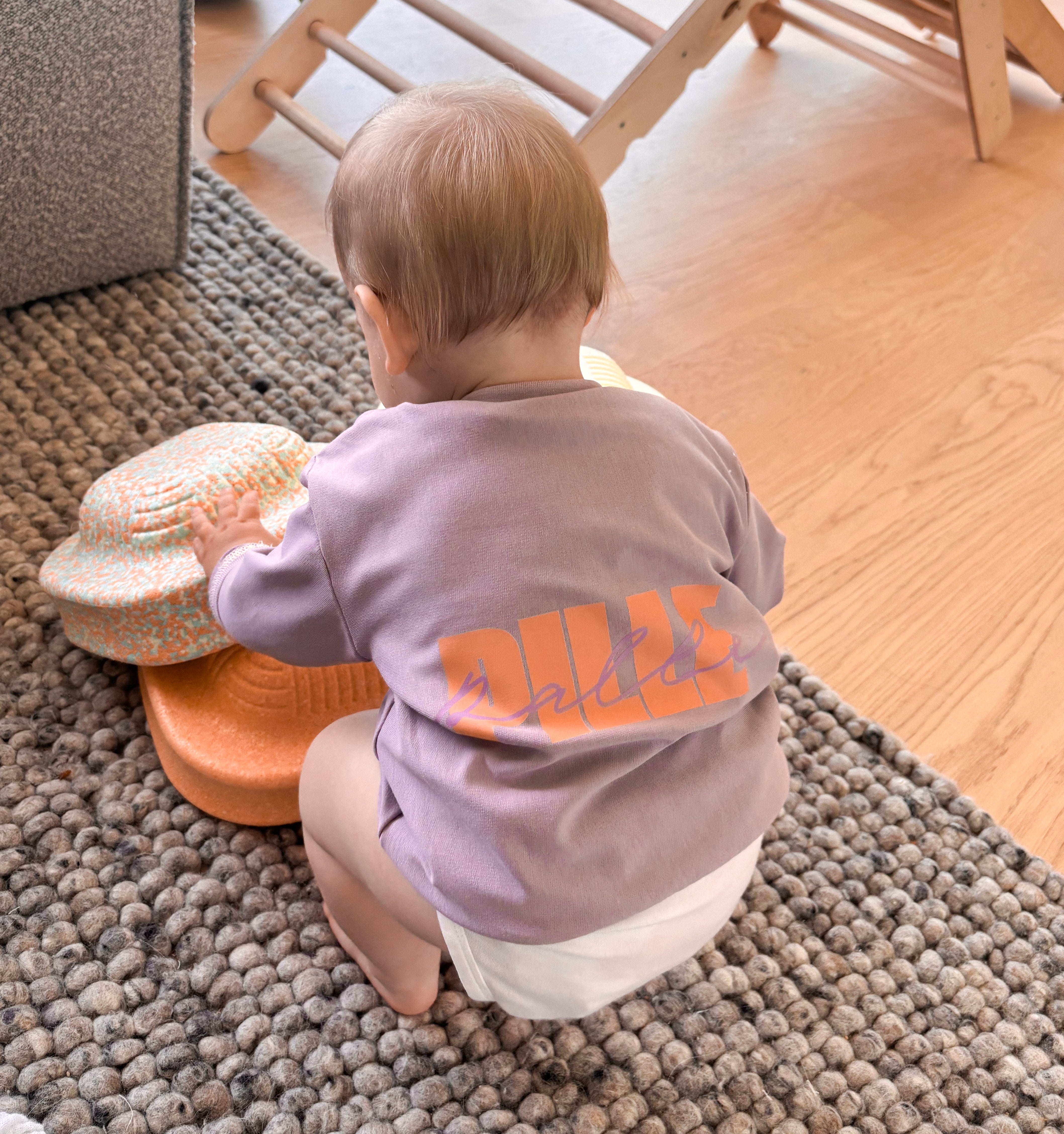 OVERSIZE SUMMER-SWEATSHIRT PILLEPALLE LILAC