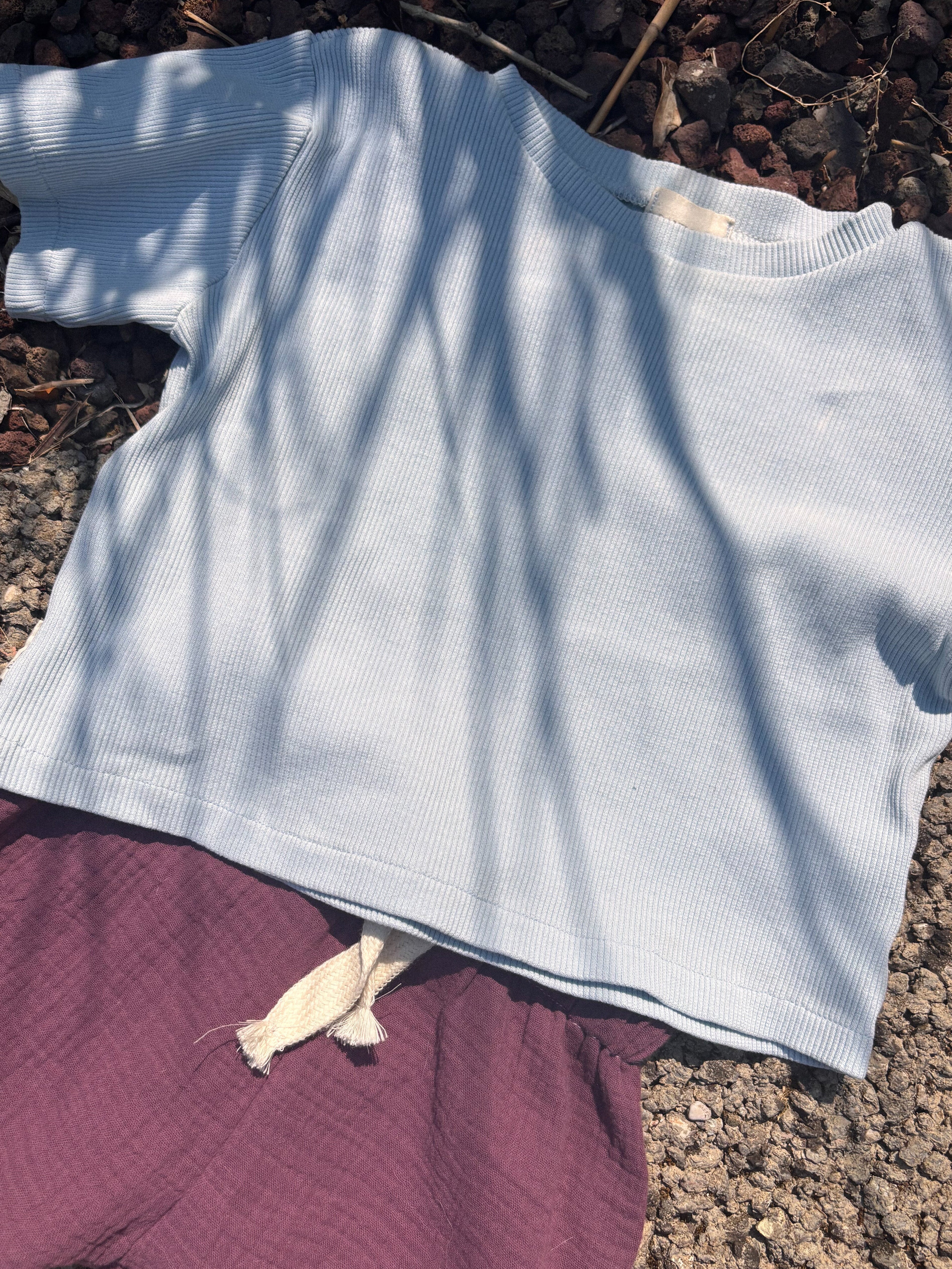 OVERSIZE T-SHIRT HEAVY ICEBLUE