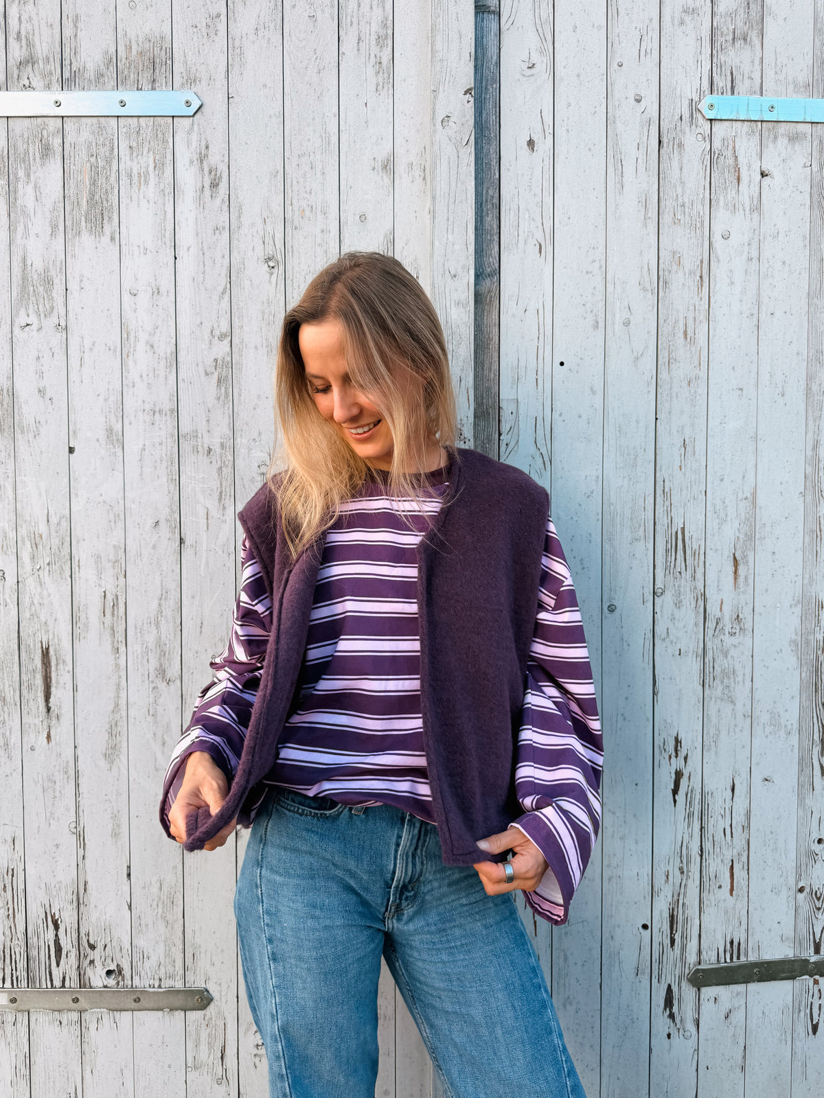 WOMEN MERINOWESTE DARK PLUM